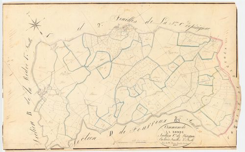 Larodde - 54 Fi 498      Section C de Pérignac, 3ème feuille