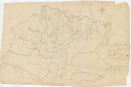 La Tour-d'Auvergne - 54 Fi 520      Section H d'Eragne, 1ère feuille