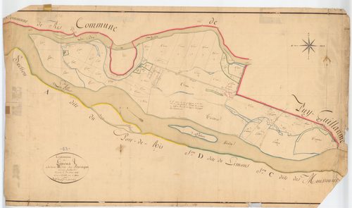 Limons - 55 FI 557      Section B des Baraques, 1ère feuille