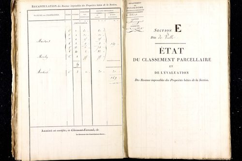 Luzillat - P 13450/5      Section E