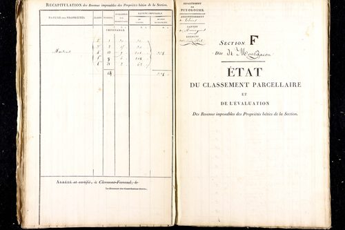 Luzillat - P 13450/6      Section F