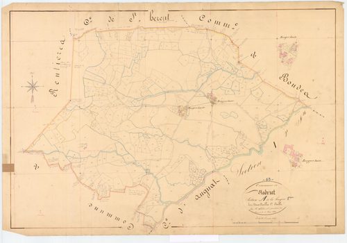 Madriat - 54 Fi 536      Section A de la Brugère, 1ère feuille