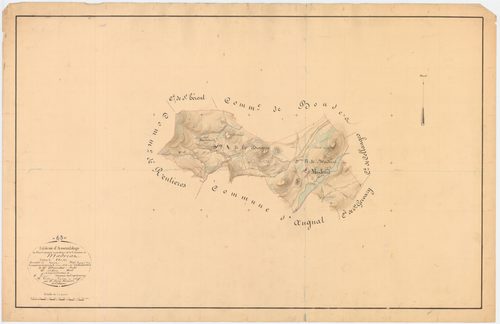 Madriat - 54 Fi 535      Tableau d'assemblage du plan cadastral parcellaire de la commune de Madriat