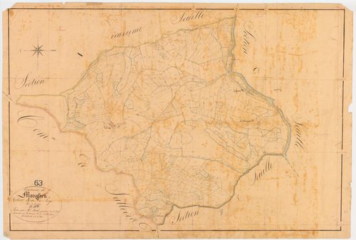 Manglieu - 51 FI 611      Section A de la Farge, 3ème feuille