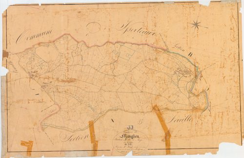 Manglieu - 51 FI 610      Section A de la Farge, 2ème feuille