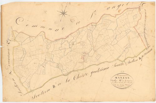Manzat - 53 FI 569      Section A de la Sauterie, 3ème feuille