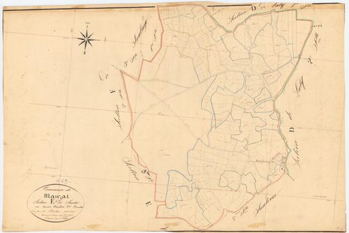 Manzat - 53 FI 579      Section E de Sauterre, 1ère feuille