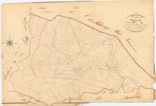 Manzat - 53 FI 578      Section D de Laty, 2ème feuille
