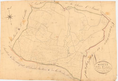 Manzat - 53 FI 571      Section B de la Cheire, 2ème feuille