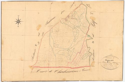 Manzat - 53 FI 580      Section E de Sauterre, 2ème feuille