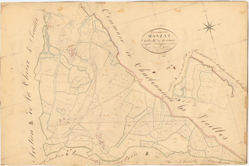 Manzat - 53 FI 570      Section B de la Cheire, 1ère feuille