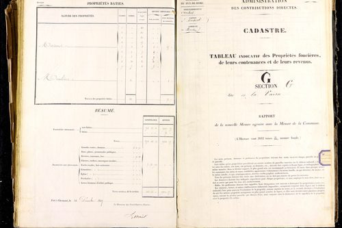 Marsac-en-Livradois - P 12461/4      Section G