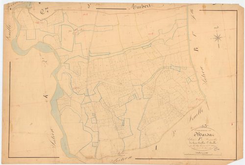 Marsac-en-Livradois - 55 FI 612      Section A de Brugeailles, 1ère feuille