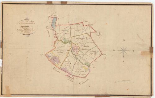 Martres-sur-Morge - 53 FI 604      Tableau d'assemblage du plan cadastral parcellaire de la commune des Martres-sur-Morge
