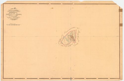 Mauzun - 51 FI 657      Tableau d'assemblage du plan cadastral parcellaire de la commune de Mauzun