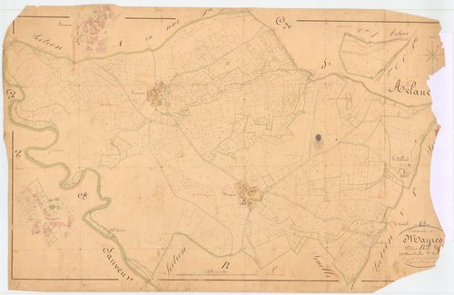 Mayres - 55 FI 636      Section B du Bourg, 1ère feuille