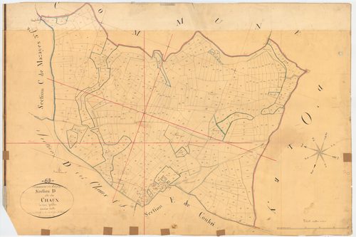 Mazaye - 51 FI 669      Section D des Chaux, 2ème feuille