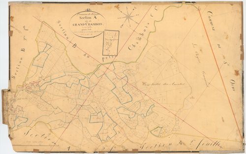 Mazaye - 51 FI 660      Section A du Grand Chambois, 1ère feuille