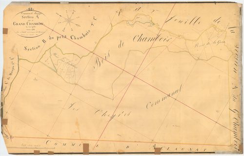 Mazaye - 51 FI 662      Section A du Grand Chambois, 3ème feuille