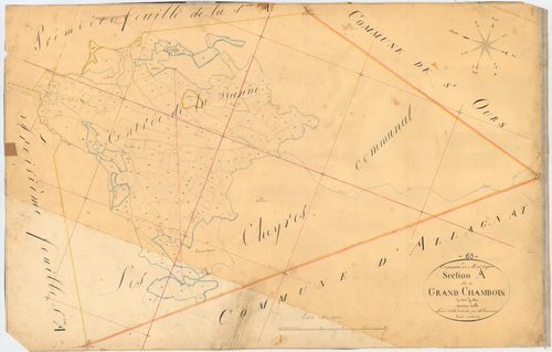 Mazaye - 51 FI 661      Section A du Grand Chambois, 2ème feuille