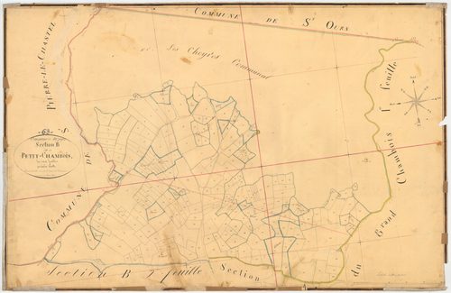 Mazaye - 51 FI 663      Section B du Petit Chambois, 1ère feuille