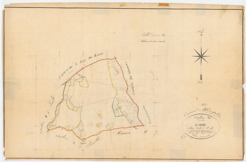 Medeyrolles - 55 FI 642      Section A de la Garde, 1ère feuille