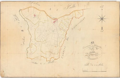 Medeyrolles - 55 FI 643      Section A de la Garde, 2ème feuille