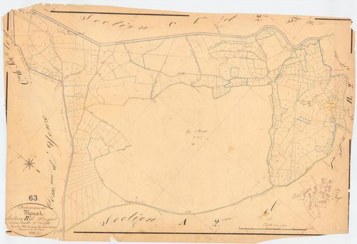 Menat - 53 FI 615      Section B de Piogat, 1ère feuille