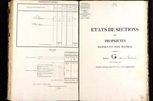 Messeix - P 9516/7      Section G