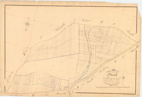Mézel - 51 FI 704      Section E de Vindou et la Prade, 3ème feuille