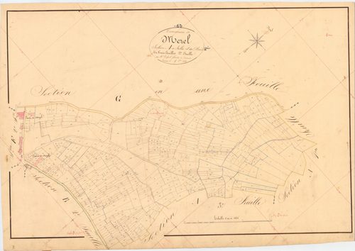 Mézel - 51 FI 693      Section A de Jallat et du Bois, 2ème feuille