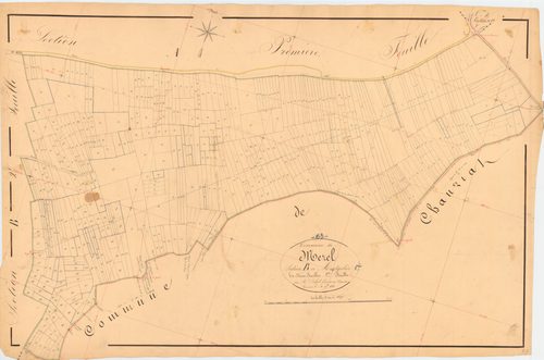 Mézel - 51 FI 695      Section B de Montgrelier, 1ère feuille