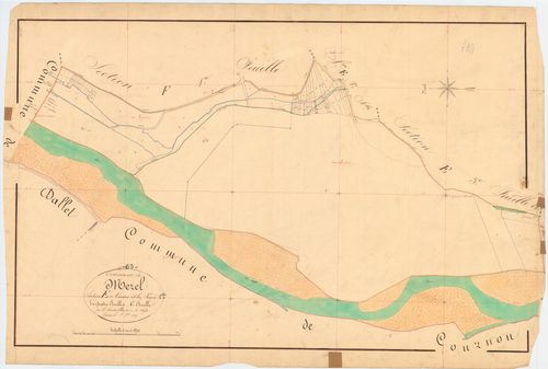Mézel - 51 FI 702      Section E de Vindou et la Prade, 1ère feuille