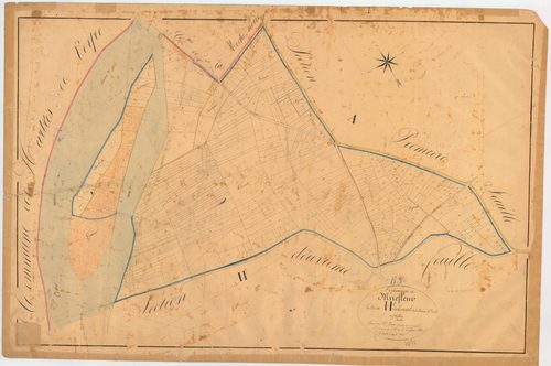 Mirefleurs - 51 FI 726      Section H du Tourail sous le Château et Dreuil, 1ère feuille