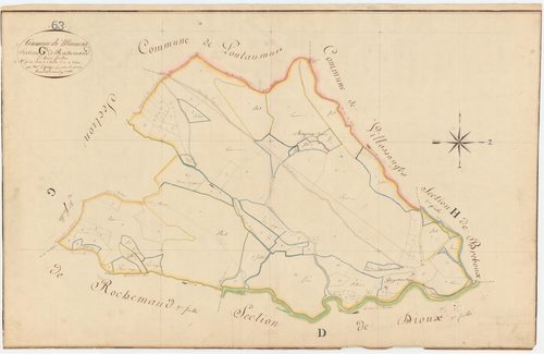 Miremont - 53 FI 648      Section G de Rochemaud, 1ère feuille