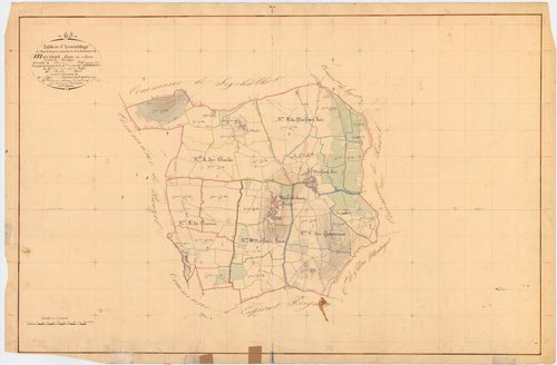Moissat - 51 FI 730      Tableau d'assemblage du plan cadastral parcellaire de la commune du Moissat