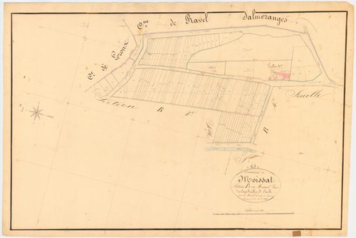 Moissat - 51 FI 738      Section B de Moissat-Bas, 3ème feuille