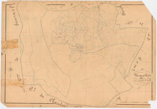 Le Monestier - 55 FI 659      Section D des Bois, 2ème feuille