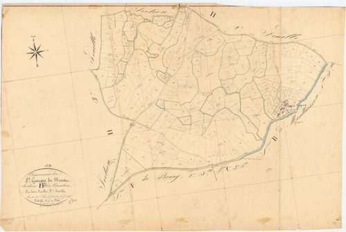 Mons - 53 FI 1009      Section H de Courteix, 2ème feuille