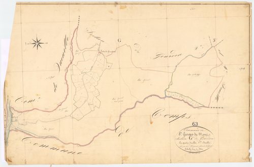 Mons - 53 FI 1004      Section G de Gourdon, 1ère feuille