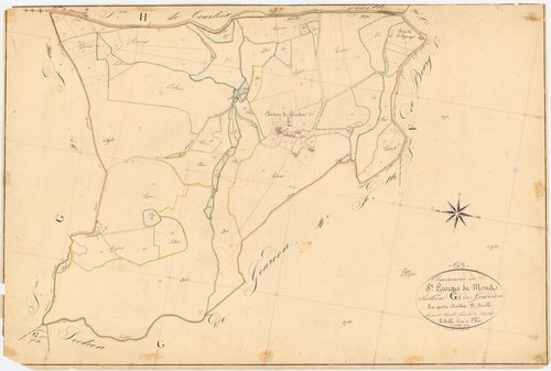 Mons - 53 FI 1006      Section G de Gourdon, 3ème feuille