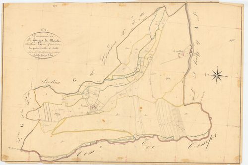 Mons - 53 FI 1007      Section G de Gourdon, 4ème feuille