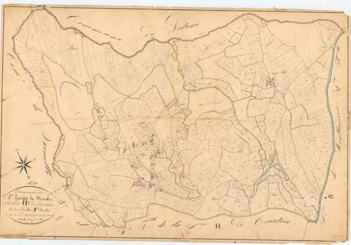 Mons - 53 FI 1008      Section H de Courteix, 1ère feuille