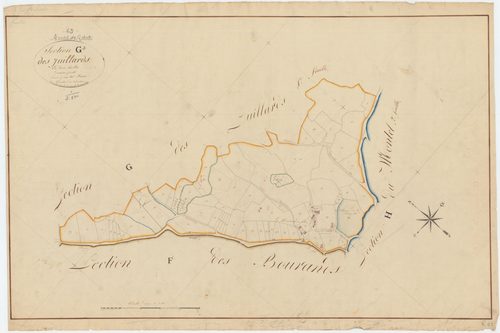 Montel-de-Gelat - 53 FI 693      Section G des Juillards, 2ème feuille