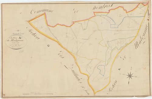 Montel-de-Gelat - 53 FI 683      Section A de Malgranne, 1ère feuille