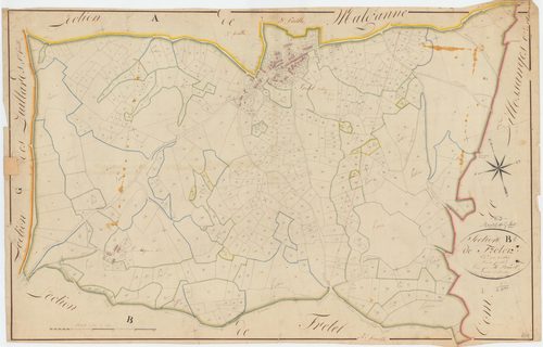 Montel-de-Gelat - 53 FI 686      Section B de Fretet, 1ère feuille