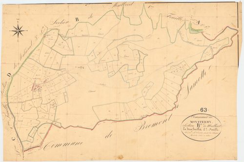 Montfermy - 53 FI 701      Section B de Malleret, 2ème feuille