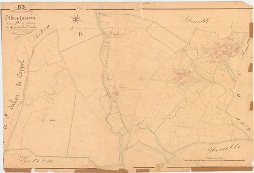Montmorin - 51 FI 770      Section D de la Martre, 1ère feuille