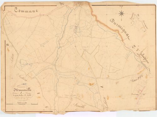 Moureuille - 53 FI 714      Section A du Bourg, 1ère feuille