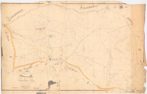 Moureuille - 53 FI 715      Section A du Bourg, 2ème feuille